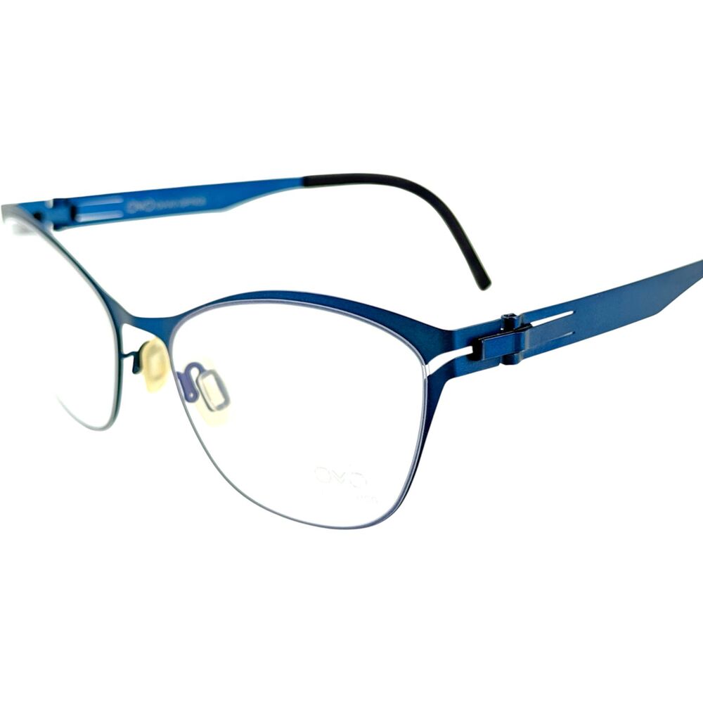 OVVO 3839 Womens Metal Eyeglass Frame 40A Denim Blue 52-18